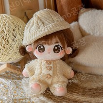 솜인형 아이돌인형 인형옷 제작 봉제인형 여아인형제작, 화이트셔츠 + JK 핑크 러브 스커트, 20cm 무테모형