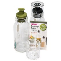 하리오 드레싱보틀 내열유리 오일소스병-120ml/1개 그린/블랙 양념병, 1번) 120ml-그린