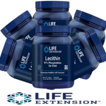 라이프익스텐션 레시틴 과립형 탈지대두추출 1lb [454g*6통]