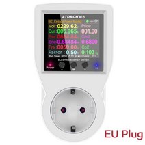 AC85V-265V 디지털 전력 전력계 앱 포함 전기 소비 Kwh 에너지 계량기 와트 EU US FR AU UK 플러그, 01 1