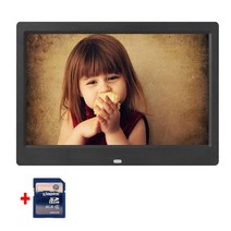 전시용모니터 승강기 디지털액자 스마트 전자앨범 10.1 인치 hd 사진 프레임 hd, 영국 플러그, 블랙 4GB