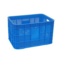 뉴플라스틱 농산물상자 과일박스 사각상자 운반상자 이사박스 플라스틱 바구니, 사각상자_밝은청색