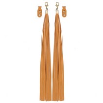 할리 부품 개조 악세사리 브레이크 클러치 레버 커버 프린지 Tassels 할리 카페 레이서 다이나 팻 밥 유니, 04 Khaki no skull rivet