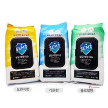 SPR_LG화장실청소 세정살균 물티슈 세균소독용 기름때제거 만능 찌든때 휴대용 semt 클리너 다용도 주방_spr, SPR_LG생활건강 SEMT 살균세정티슈50매 플로럴향