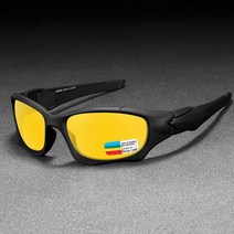 남녀공용 스포츠고글 미러 편광선글라스 자전거선글라스 낚시선글라스 변색 선글라스 운전용 골프선글라스, C7_무광블랙／야간렌즈