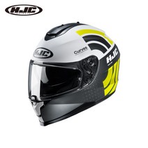 풀페이스 헬멧 CURVES MC4HSF HJC C70 내장형 썬바이저 UV 자외선차단, M