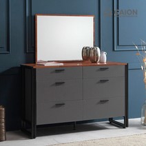 포텐 1200 와이드 화장대, 그레이