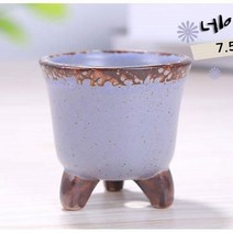 다육맘 수제화분 아이리스, 네이비