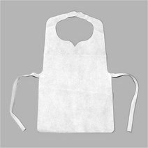 부직포 앞치마 흰색, 10개