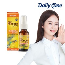 [데일리원] 비 프로폴리스 스프레이 30ml 플라보노이드 항산화 구강관리, 1개