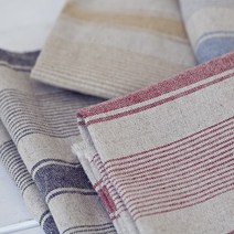 쏘잉스] 햄프린넨 멀티스트라이프 4컬러 CA5, k6562-머스트