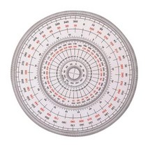 아톰 전원분도기 18cm 정원, 없음