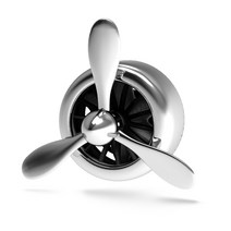 플래트 차량용 방향제 F430 고급 프로펠러 자동차 인테리어 세라믹 디퓨져, 3)F430_클리어블랙, 화이트머스크