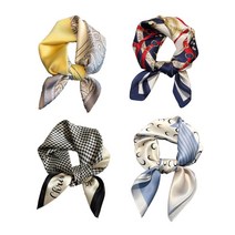 잇템 데일리 여성 쁘띠 사각 스카프 4종 세트