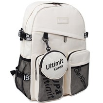 사선 포켓 학생 책가방 동전지갑 여행 백팩