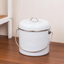 가정용음식물처리기 싱크대음식물분쇄기 가정용음식물분쇄기 뚜껑이 있는 퇴비통 싱크대 주방 음식 재활용, 01 WHITE