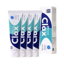 클락스 잇몸 염증 통증 완화 성분좋은 무자극 무불소 천연 치약 120g, 4개
