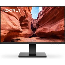 22인치모니터 가성비 사무 용 회의 실 모니터 KOORUI 24" Curved 60Hz Computer Monitor LED Full HD 1, 02 24 inch