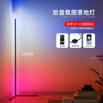 밝기 조절 코너 플로어 램프 6cm 스탠드투야 스마트 RGB LED 무드 조명침실 북, 픽업 무드 스탠드-1.2m-2개입