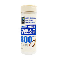 호호몰 명품 청정원 천일염구운소금200g용기, 6개입, 200g