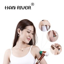 HANRIVER-마사지 망치 경락 건강 몸 두드리는 장치 노인을 위한 나무 바 가려움증을 긁는 행복한
