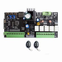 대문번호키 현관문 자동문 양문형 도어락 12V 24V DC 스윙 게이트 오프너 모터 제어 장치 PCB 컨트롤러 회로 기판 또는 이중 용 전자 카드, 1 board 2 key
