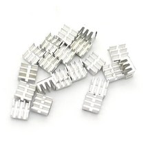 알루미늄 방열판 MOD 미니 IC 칩셋 냉각 쿨러 전도성 6.4X6X3.7MM 칩 라디에이터 40 피스
