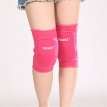 댄스 발레 어린이 주니어 무릎 보호대 아대 밴드 2p 핑크 M, 1개
