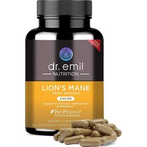Dr Emil Nutrition Lions Mane 버섯 Bioperine 해외