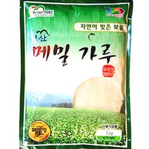 메밀가루 1kg / 메밀분말 국내산 매밀가루 국산 녹미가루 추천 메밀농원, 1개
