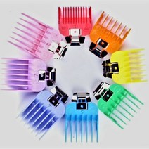 레인보우 클리퍼잭 컬러 커팅 가드 이발기 덧날 /모든 바리깡 사용가능, 1개