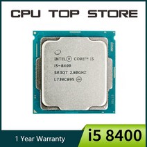 CPU 인텔 코어 i58400 i5 2.8GHz 6 스레드 CPU 프로세서 9M 65W LG 호환 호환A 1151, 한개옵션0
