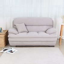 린즈 2인 아쿠아텍스 패브릭 소파 (전국배송 제주도배송), 라이트그레이