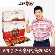 고려홍삼 순원액 6년근홍삼 100% 80ml 60포 2달분, 60팩