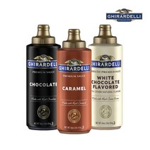 기라델리 카라멜소스 스퀴즈보틀, 화이트초코소스 454g, 화이트초코소스 454g