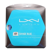 윌슨 새비지 테니스 라켓 줄 1.27mm, 1.27 mm, 200 m_Blue, 푸른