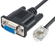 DB9pin RS232 직렬 통신 케이블 C7 4P4C 서보 스튜디오 PC 링크 리드 서보트로닉스 CDHD 인코더 코드, 5M, 01 DB9 RS232 C7 Cable
