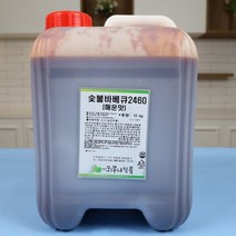 뫼루니식품 매운숯불바베큐양념 치킨소스 중간 매운맛 60 10KG 숯불향, 1개