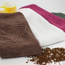 영신타올 쉬메릭 국산 30수 카페행주 까페 면100% 바리스타 커피 물수건 면행주 수건 타올, 브라운(10장)