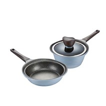 PN풍년 브리에 미니 SET (블루) 국내산 냄비 프라이팬 라면냄비