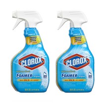 클로락스 배쓰룸 포머 스프레이 887ml 2팩 Clorox Bathroom Foamer with Bleach Spray Bottle Original