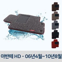 차량용 코일 차매트 자동차 매트 카매트 아반떼 HD, SY쿠팡 레드, 현대