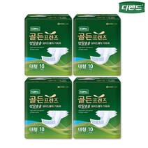 디펜드 골든프렌즈 바람솔솔 겉기저귀 매직 대형10매x4팩(40매), 대형, 10개입, 4팩