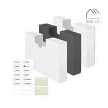 [위주]비닐봉투 씽크대 서랍 정리함(소) 3개 풀세트, 딥그레이, 상세 설명 참조