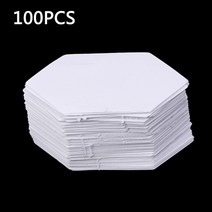 100pcs 스트레치 육각형 템플릿 종이 퀼팅 패치 워크 재봉 공예 DIY, 40*80mm