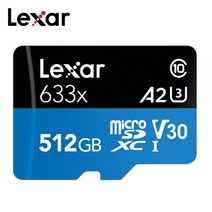 microsd 캠코더 블랙박스칩 미니 핸드폰 Lexar633X 마이크로 sd 카드 256 기가 바이트 128 64 32 95 메가바이트초 512 100 메모리 Class10 U3, 05 32GB