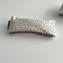 바보사랑 연보라 꽃 필통(Light purple flower pencil case).인데오스페라무스