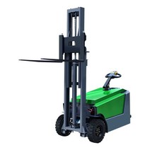 전기 소형 기계차 1톤 입식 스태커 하역 운반, 모델 500 적재 용량 500kg