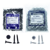 석고피스 목재용피스 백색 흑색 델타피스 목공피스 방부목피스 봉지 판매, 나팔머리석고외날, 나팔머리석고외날(백색)#6(3.5)x38-500개