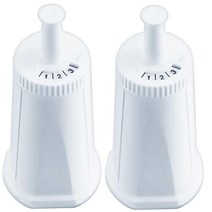 LUXRILIX BES990 브레빌 정수 필터 교체 부품 바리스타 익스프레스 터치 오라클 BES920 BES980 BES878 BES870 커피 2팩, 2PCS